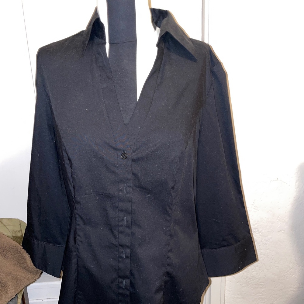 White House Black Market Classic Blouse size 10